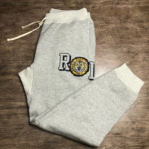 🆕 Polo Ralph Lauren Mens Tiger Fleece Sweatpants Grey Sz XL